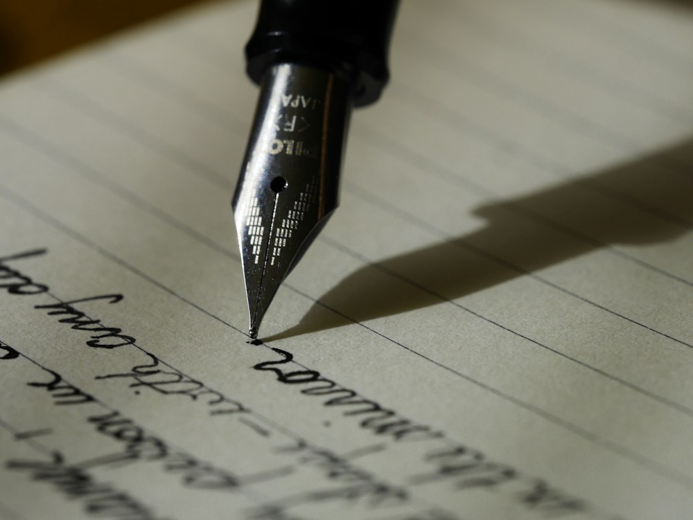 Notizbuch und Stift für die Planung eigener Projekte